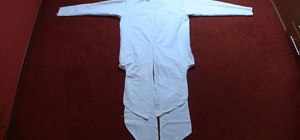 Make the under tunic for an Altair from Assassin's Creed costume