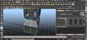 Use the Extrude tool in Autodesk Maya 2011