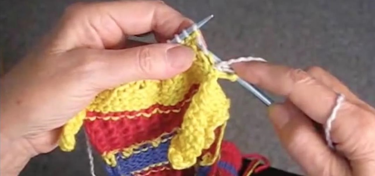 Increase Using the Purl Stitch in Knitting