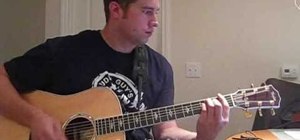 Play "Then" by Brad Paisley on acoustic guitar