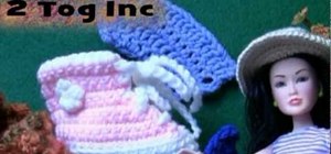 Crochet a 2 tog increase pattern for left handers