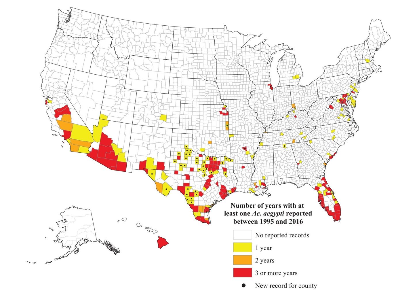 New Map Shows Where Zika Mosquitoes Live in the US