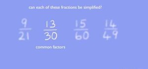 Reduce fractions to their simplest form in basic math