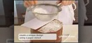 Use confectioners' sugar to decorate any cake