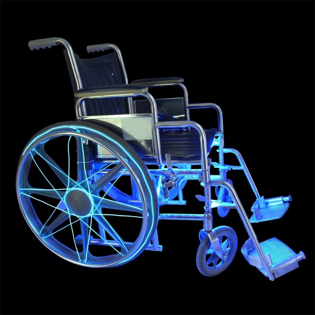 How to Illuminate a Wheelchair for Safety Using EL Wire & LED Strip
