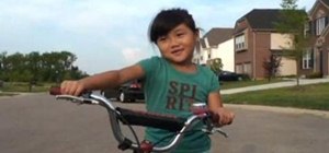 Ride a bicycle without training wheels (for kids)
