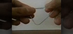 Make a paper clip fly without throwing it