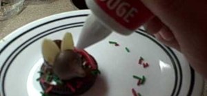 Make holiday hershey's kiss chocolate mice cookies