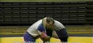 Practice the double cradle drill wrestling