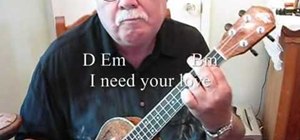 Play the Righteous Brothers' "Unchained Melody" on the ukulele