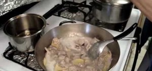 Make pork noodle soup