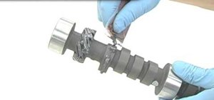 Install a camshaft when building an engine