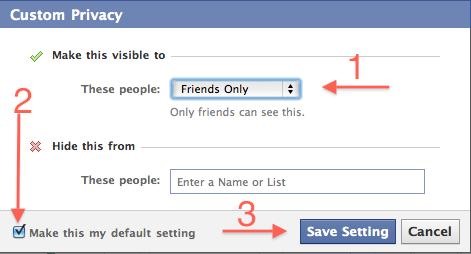 Fix your facebook post settings.