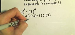 Evaluate exponential expressions in algebra