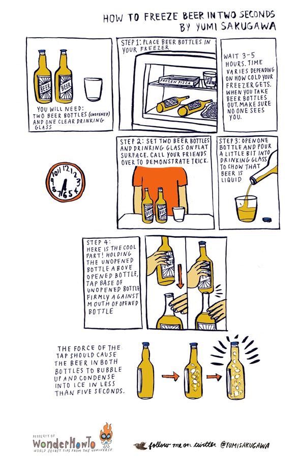 Cool Bar Trick: How to Freeze Beer in 2 Seconds