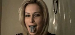 Use blue food coloring and martini mix to pull a blue mouth martini prank