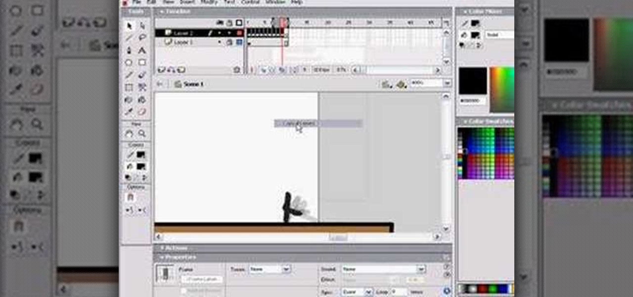 How to Animate a walking stickman with Flash « Adobe Flash :: WonderHowTo