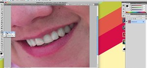 Make teeth look whiter in a digital photo using Photoshop
