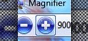 Resize text and use the "magnifier" in Windows 7
