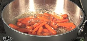 Cook glazed baby carrots