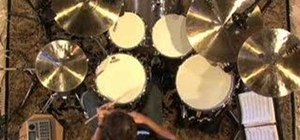 Play jazz snare drum comping