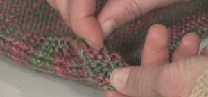 Use the technique to weave in ends when knitting