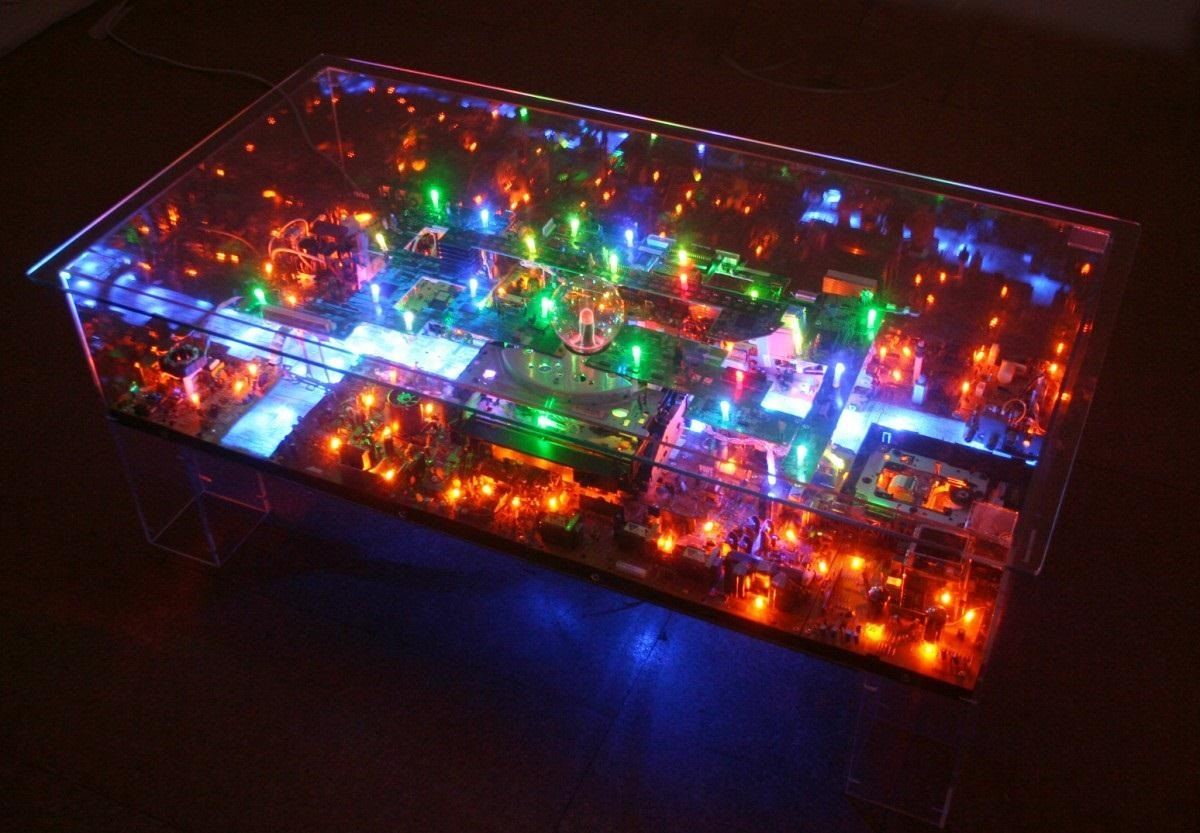 The 'Electri-City' Tables by Ben Yates