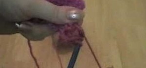 Crochet a triple crochet stitch