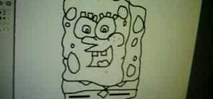 Draw Spongebob Squarepants on your computer