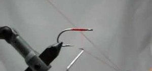 Whip finish your fly for fly fishing