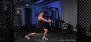 Do a single leg hop with a lung twist holding a weight