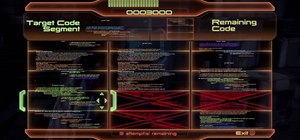 Perform a terminal double hack in Mass Effect 2