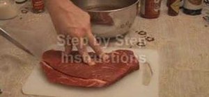 Prepare homemade jerky