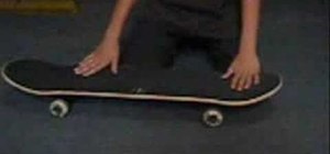 Pop-Shuvit on a skateboard