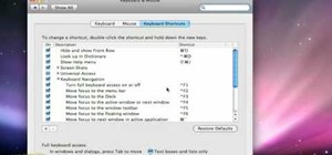 Create customized keyboard shortcuts on the Mac