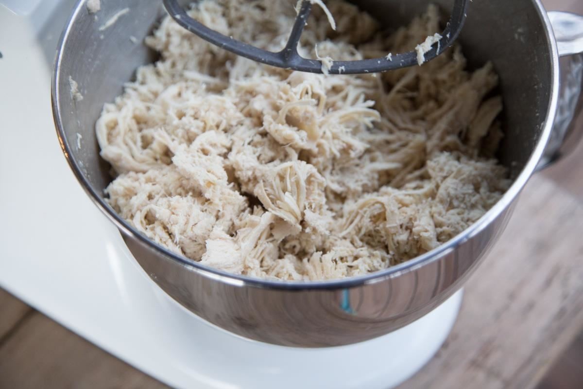 Make Shredded Chicken in Seconds with a Mixer