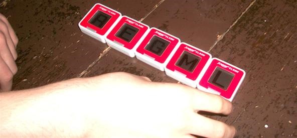 NFC-Equipped Sifteo Cubes One Up Hasbro's Scrabble Flash Word Game (But Costs 5X More)