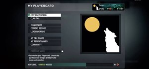 Make an awesome wolf and moon Call of Duty Black Ops emblem
