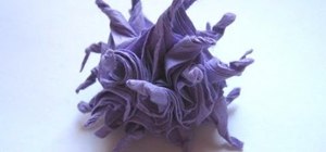 Origami the "Atlantic Purple Sea Urchin"