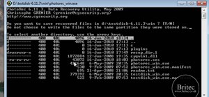 Recover data from a formatted hard drive on a Windows PC with TestDisk