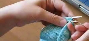 Knit a Kitchener stitch for a seamless join