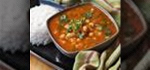 Make quick Indian-style chickpea vegan curry