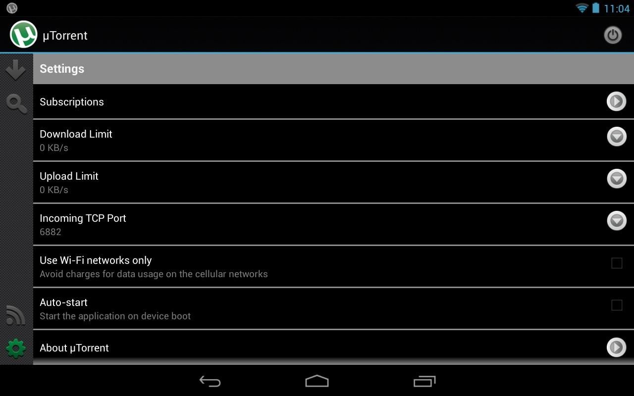 android update download location utorrent