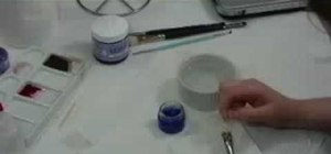 Clean brushes using Genesis cleaner for reborn dolls