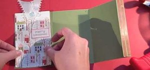 Craft a fancy slider Christmas card with a church