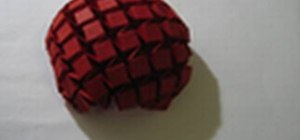 Origami a water bomb tessellation