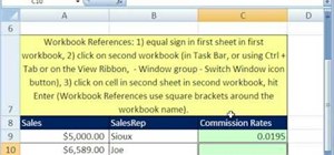Reference worksheets and workbooks in Excel formulas