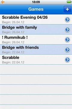 Free iPhone app for scoring in Scrabble
