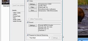 Get high definition settings in Camtasia Studio