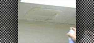 Restore water stained ceiling tiles